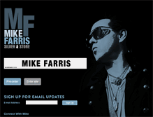 Tablet Screenshot of mikefarrismusic.com